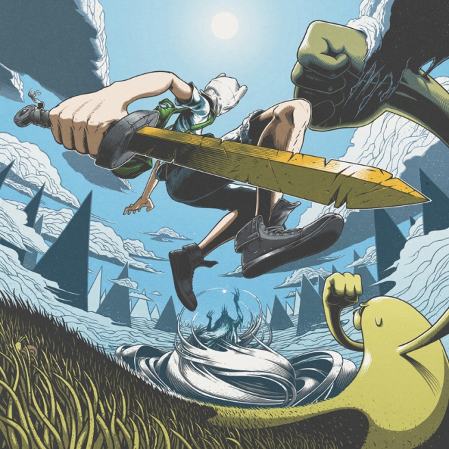 Adventure Time - Finn & Jake - Wands Are for Wimps - by Brian Luong